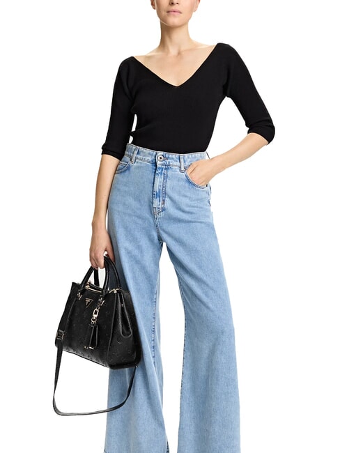 CRESIDIA II Handbag with shoulder strap black logo - Women’s Bags