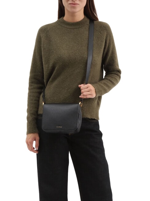 ERIS Mini leather shoulder bag Black - Women’s Bags