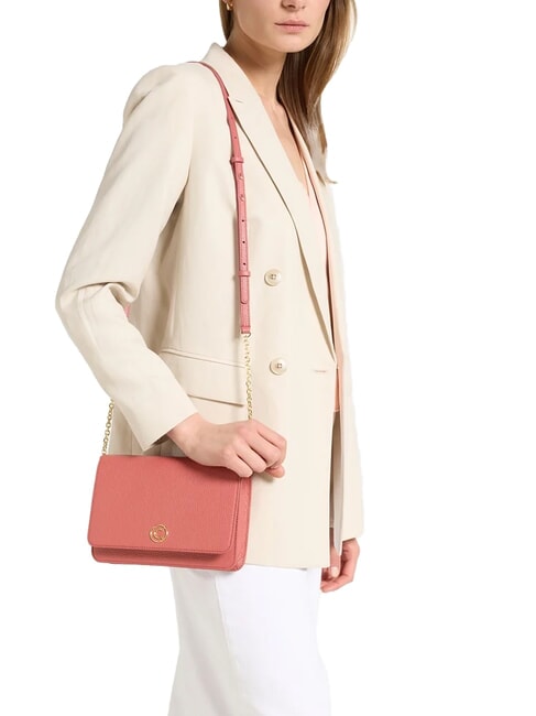 TULIP Hammered leather shoulder bag pot - Women’s Bags