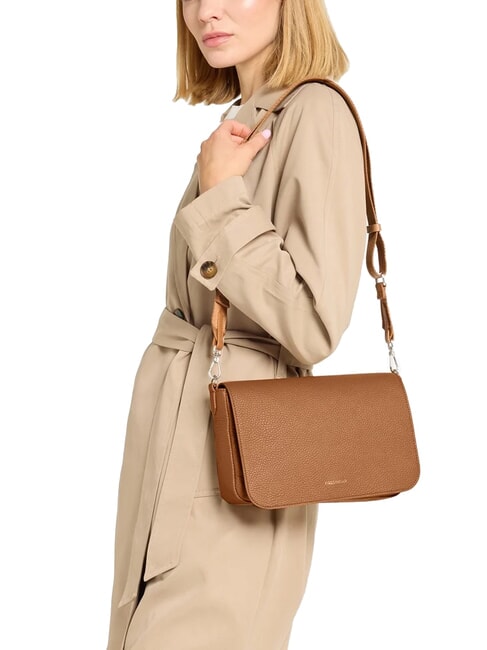 ARIES Hammered leather shoulder bag CUIR - Women&rsquo;s Bags