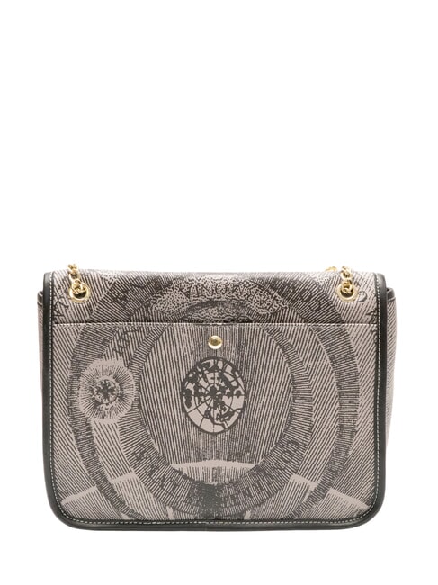 PLANETARIUM Convertible bag with flap monochrom lt grey/black - Women&rsquo;s Bags