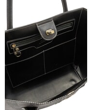 GATTINONI PLANETARIUM Shopping Bag monochrom lt grey/black - Women’s Bags - 3