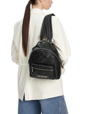 LOVE MOSCHINO QUILTED Backpack with pocket po00bx - Women&rsquo;s Bags - 5