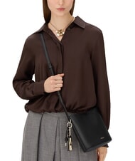 FURLA ROXIE Ares leather shoulder bucket bag Black - Women’s Bags - 4