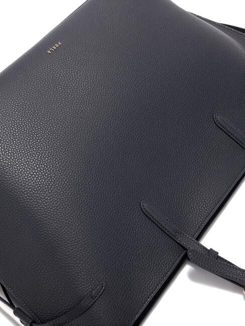 AVA Large leather shopping bag ink blue+ink blue int. - Women’s Bags