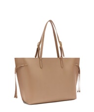 FURLA AVA Large leather shopping bag toffee+black int. - Women’s Bags - 2