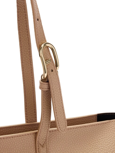 AVA Large leather shopping bag toffee+black int. - Women’s Bags