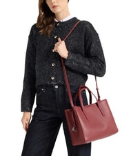 COCCINELLE SWAP Leather bag with shoulder strap brandy - Women’s Bags - 4