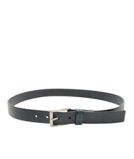 CERRUTI BUCKLE Leather belt blue - Belts - 2