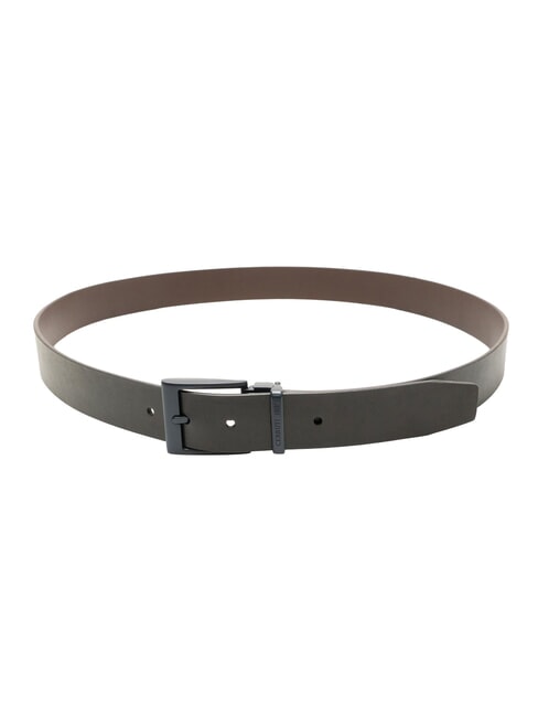 REVERSIBLE Double-sided leather belt black/dark brown - Belts