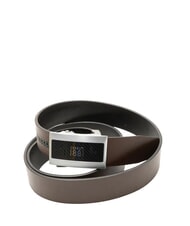 CERRUTI 1881 Double-sided leather belt - Belts