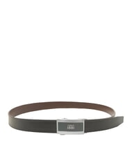 CERRUTI 1881 Double-sided leather belt black/dark brown - Belts - 5