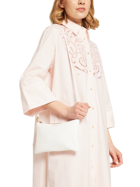 BEST CROSSBODY Leather mini bag white - Women’s Bags