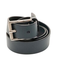 CERRUTI BUCKLE Leather belt blue - Belts - 3