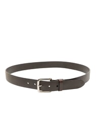 CERRUTI LOGO EMBOSSED Shortenable leather belt - Belts