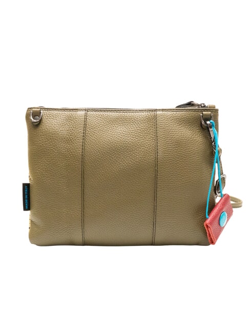 BEYONCE Leather clutch bag Palm Beach green tones - Women&rsquo;s Bags