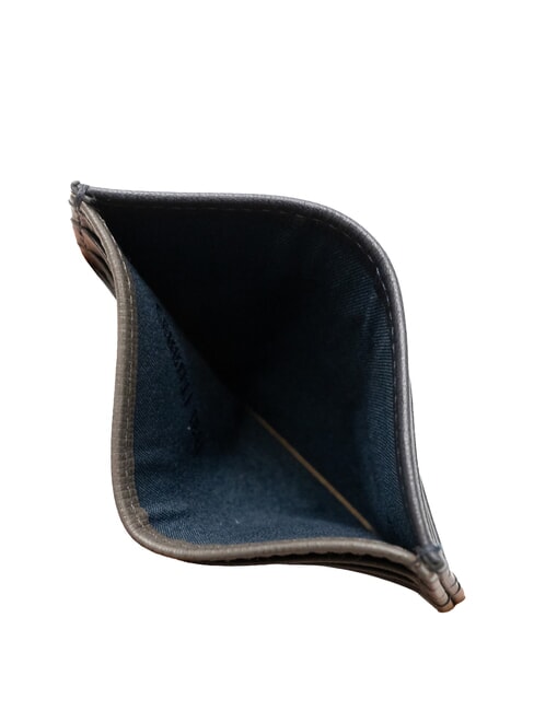 NADIR Flat leather card holder blue - Men’s Wallets