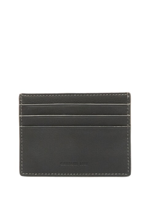 CERRUTIS Leather card holder black - Men’s Wallets