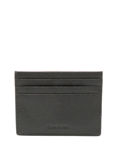 NADIR Flat leather card holder Grey - Men’s Wallets