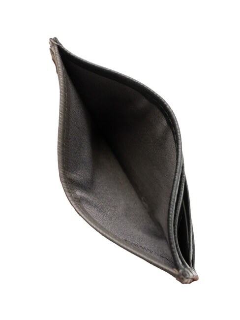 NADIR Flat leather card holder Grey - Men’s Wallets