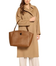 COCCINELLE LIYA Hammered leather shoulder bag CUIR - Women’s Bags - 4