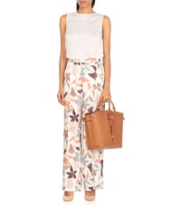 COCCINELLE FLORES Medium hammered leather tote bag CUIR - Women&rsquo;s Bags - 5