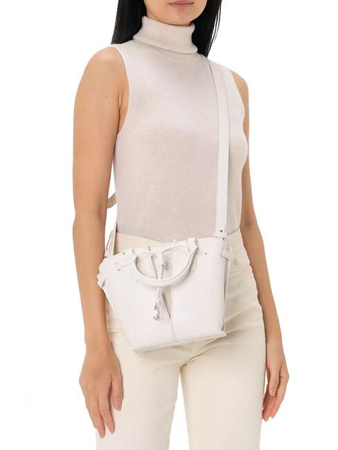 FLORES Small hammered leather tote bag CUIR - Women&rsquo;s Bags