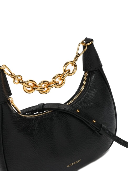 ISIDE Leather shoulder bag with shoulder strap Black - Women’s Bags