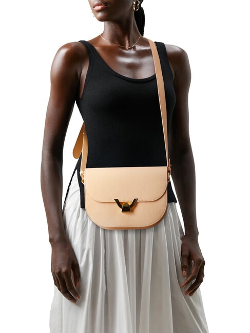 DEW Hammered leather shoulder bag sunrise - Women&rsquo;s Bags