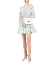 COCCINELLE DEW Hammered leather shoulder bag white - Women&rsquo;s Bags - 4