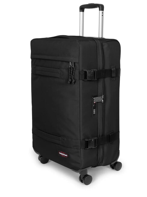 TRANSIT'R 4 XL + Extra Large Trolley BLACK - Semi-rigid Trolley Cases