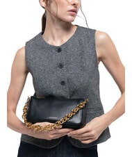 COCCINELLE ISIDE Small leather shoulder bag Black - Women&rsquo;s Bags - 4