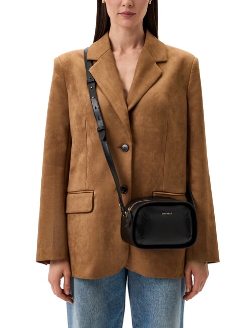 MALETA CALF Mini shoulder bag, in leather Black - Women’s Bags