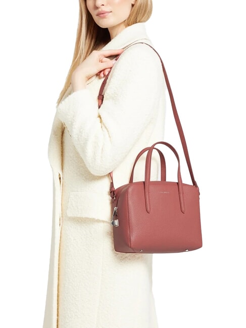 SWAP Hammered leather satchel bag pot - Women&rsquo;s Bags