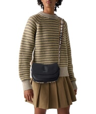 COCCINELLE RAQUEL S Mini shoulder bag, in leather noir/cuir - Women’s Bags - 4