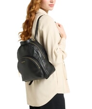 COCCINELLE ALPHA Hammered leather backpack with pocket pot - Women&rsquo;s Bags - 4