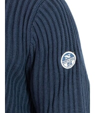 NORTH SAILS N|S Ribbed turtleneck sweater navy blue - Men's Sweaters - 3