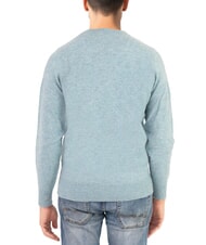 NORTH SAILS N|S Crew neck sweater with logo embroidery dusty blue - Men's Sweaters - 2