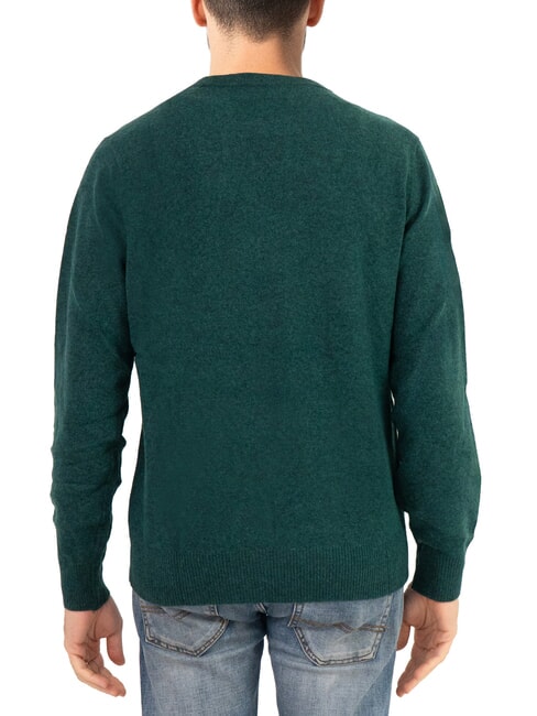 N|S Crew neck sweater with logo embroidery Mediterranean - Men's Sweaters