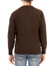 NORTH SAILS N|S Crew neck sweater with logo embroidery cocoa - Men's Sweaters - 2