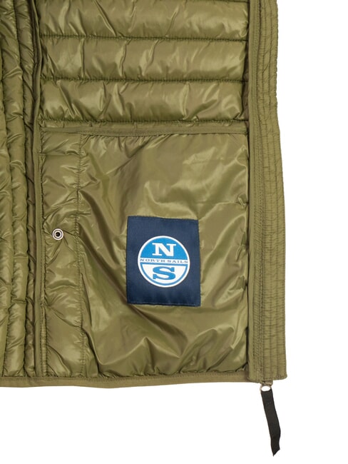 PADDED Padded jacket with hood ivy green - Men's down jackets