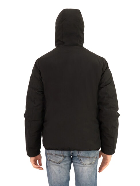 SOFTSHELL Hooded bomber jacket black - Men's Jackets