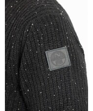 NORTH SAILS N|S Melange wool blend crew neck sweater black - Men's Sweaters - 3