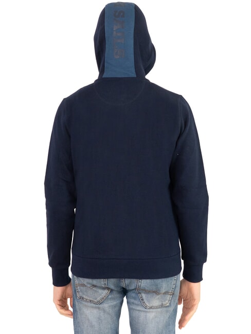 PATCH Full zip hoodie navy blue - Sweatshirts