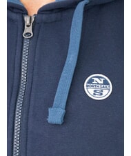 NORTH SAILS PATCH Full zip hoodie navy blue - Sweatshirts - 3
