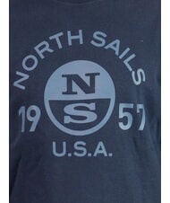 NORTH SAILS LOGO Crew neck sweatshirt with maxi print navy blue - Sweatshirts - 3