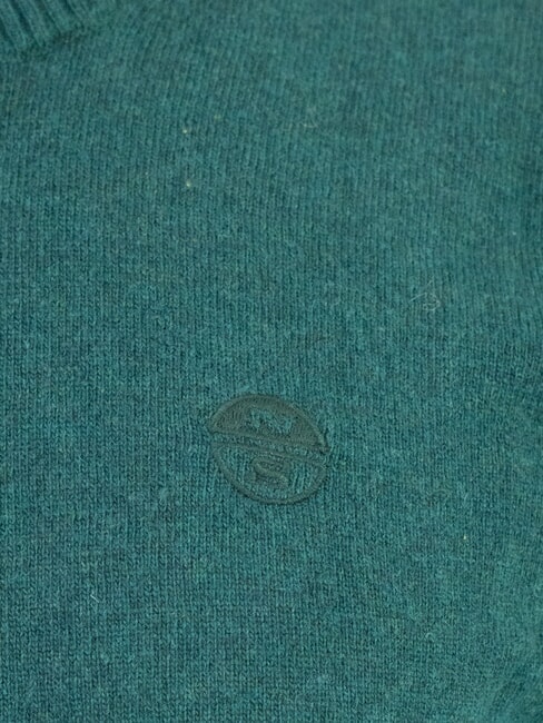 N|S Melange crew neck sweater Mediterranean - Men's Sweaters