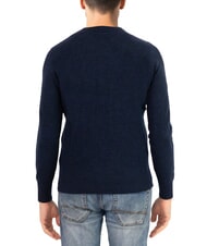 NORTH SAILS N|S Crew neck sweater with logo embroidery navy blue - Men's Sweaters - 2