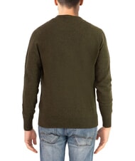 NORTH SAILS N|S Crew neck sweater with logo embroidery ivy green - Men's Sweaters - 2