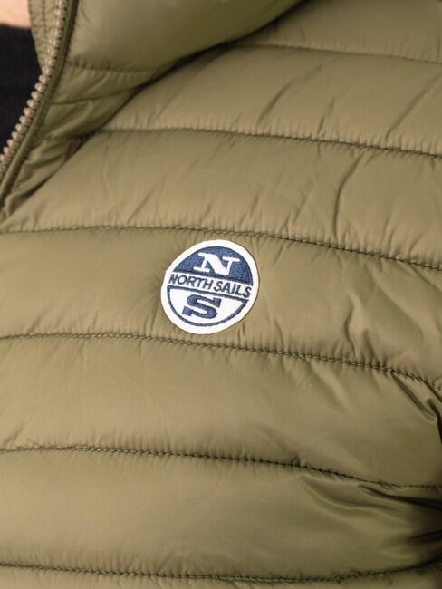 PADDED Padded jacket with hood ivy green - Men's down jackets